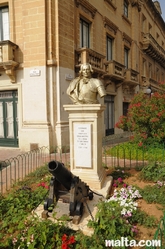 Statue of Ferdinand Von Hompesch in Zabbar