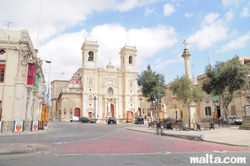 St Philip Square and the Parish Church of Zebbug