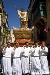 Procession during a feast in malta