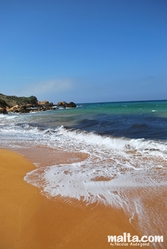 Beach and the sea in San Blas Bay