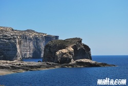 The Fungus Rock near Azur Window The Fungus Rock near Azur Window