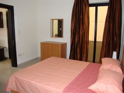 Double bedroom of Belmont Court in Qawra.