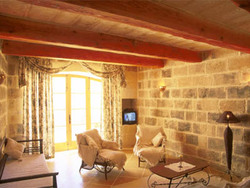 lounge living room  at ta louis farmhouse gozo