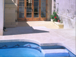 swimming pool  at ta louis farmhouse gozo