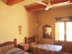 Twin bedroom at ta louis farmhouse gozo Twin bedroom at ta louis farmhouse gozo