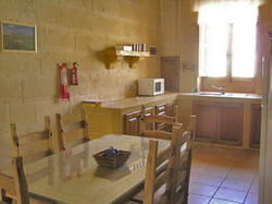 kitchen dining at ta natu farmhouse gozo