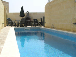 Swimming pool at ta natu farmhouse gozo