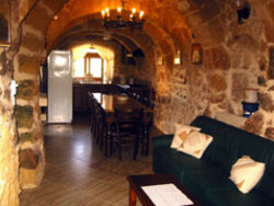 Kitchen area and living room at Pergola 4 farmhouse