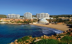 A view of golden bay and the Radisson Golden sands