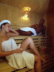 Sauna of the Milano due hotel