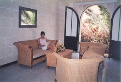 Lounge area of Santa Martha Hostel Gozo