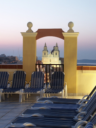 The Terrace of the Solaa hotel The Terrace of the Solaa hotel