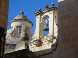 Naxxar Church Bells, view from no 19 executive suites naxxar.