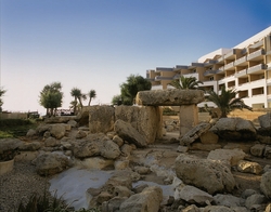 Dolmen Temple Malta at the Dolmen Hotel