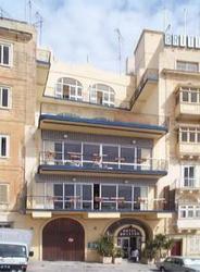 British hotel valletta facade