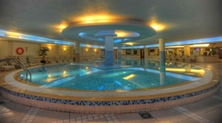 Indoor pool  at the Excelsior Hotel Valletta