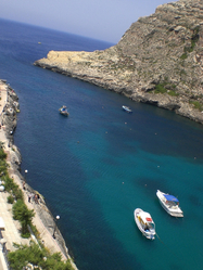 Roof top view from Hotel Xlendi