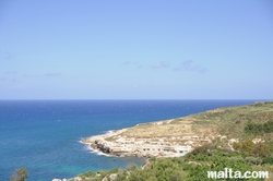 dahlet qorrot bay from the hill