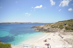 crystal waters of Hondoq Bay Gozo crystal waters of Hondoq Bay Gozo