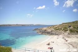 crystal waters of Hondoq Bay Gozo