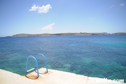 stairs in Hondoq Bay Gozo