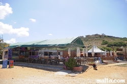 Snacks and restaurant in the Ramla Bay Gozo Snacks and restaurant in the Ramla Bay Gozo