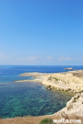 The beach near Mgarr The beach near Mgarr