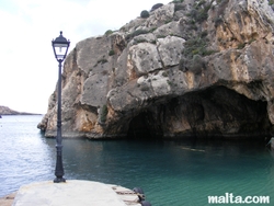 Cave in the Xlendi Bay