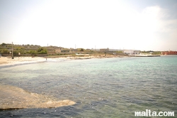 Amier Bay and the sea