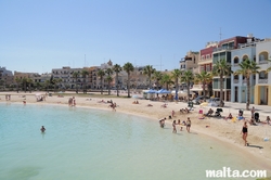 pretty bay from the sea