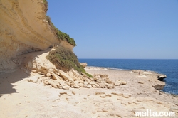 shade and beach at St. Peter's pool