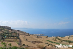 Fort Chambray and Xatt L Ahmar near Mgarr Fort Chambray and Xatt L Ahmar near Mgarr