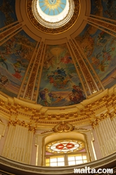 Beautiful interior of Senglea church Beautiful interior of Senglea church