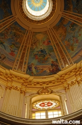 Beautiful interior of Senglea church