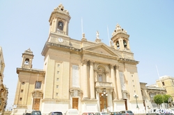 Facade of Senglea church