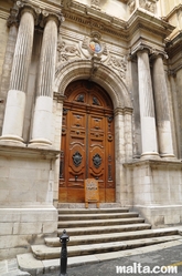 facade of St Paul Shipwreck Church in Valletta facade of St Paul Shipwreck Church in Valletta