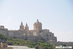 Zoom on the Mdina's CathedraleZoom on the Mdina's Cathedrale