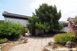 Exit of the Garden of Serenity in Santa Lucija