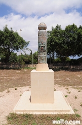 Monument gift in the Garden of Serenity in Santa Lucija