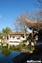 Opposite view of the Great Hall in the Garden of Serenity in Santa Lucija