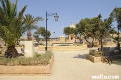 main square of Gardjola Gardens Senglea