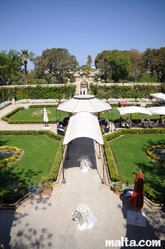 entrance of the palazzo parisio garden