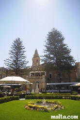 palazzo parisio seen from the garden