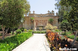 fountain view at the St. Anton Gardens Attard