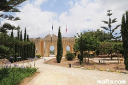 main gate at Ta´Qali National Park