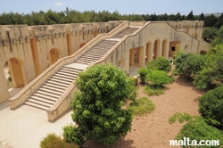 stairs and terrace at Ta´Qali National Park