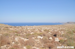 Majjistral nature Park of Malta and the sea Majjistral nature Park of Malta and the sea