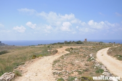 On the road to the Il majjistral Nature Park On the road to the Il majjistral Nature Park