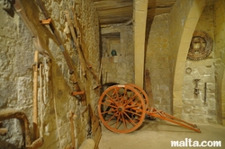 horse kart and ploughing tools at folklore museum victoria Gozo horse kart and ploughing tools at folklore museum victoria Gozo
