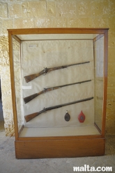 rifles at folklore museum victoria Gozo rifles at folklore museum victoria Gozo